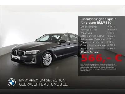 Gebraucht BMW 530e Luxury Line 292 PS (214 kW) 2023 Grau Limousine