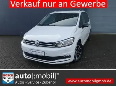 Begagnad VW Touran IQ Drive 150 HK (110 kW) 2019 Vit Minibuss