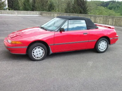 Gebraucht Ford Capri 136 PS (100 kW) 1990 Rot Cabrio