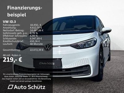 Gebraucht VW ID.3 Pure 110 kW (150 PS) 2021 Weiß Kleinwagen