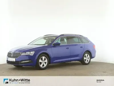 Brugt Skoda Superb Ambition 150 HK (110 kW) 2023 Blå Stationcar