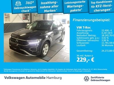 Second-hand VW T-Roc Life 110 CP (80 kW) 2023 Negru SUV