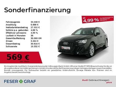 Usata Audi Q3 S-Line 150 CV (110 kW) 2024 Nero SUV