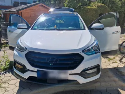 Gebraucht Hyundai Santa Fe Premium 200 PS (147 kW) 2016 Weiß SUV