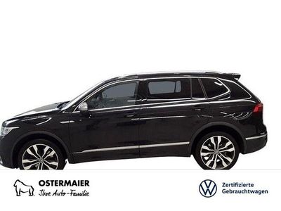 Gebraucht VW Tiguan Allspace R-line 193 PS (141 kW) 2024 Schwarz (deep black perleffekt) SUV