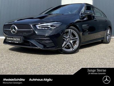 Lack kosmosschwarz (metallic) Gebraucht 2024 Mercedes CLA200 Shooting Brake AMG Kombi | 31.450 € (Guter Preis)