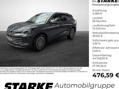 Nouvelle VW Tiguan Elegance 150 ch (110 kW) 2026 Gris SUV