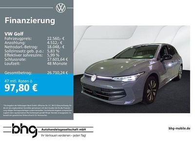 Gebraucht VW Golf VIII Life 116 PS (85 kW) 2025 Mondsteingrau Limousine
