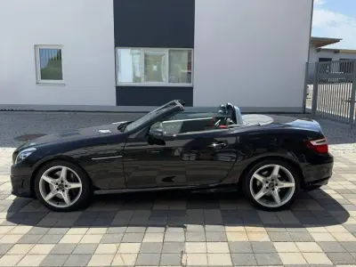 Gebraucht Mercedes SLK250 AMG line 204 PS (150 kW) 2012 Schwarz Cabrio
