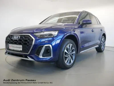 Gebraucht Audi Q5 S-Line 204 PS (150 kW) 2024 Navarrablau metallic SUV
