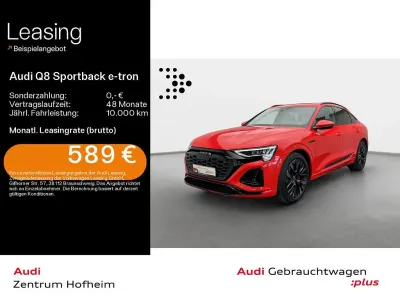 Gebraucht Audi Q8 Sportback e-tron S-Line 300 kW (408 PS) 2023 Rot SUV
