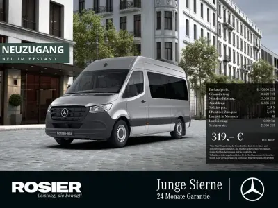 Gebraucht Mercedes Sprinter 170 PS (125 kW) 2023 Silber / iridiumsilber Van