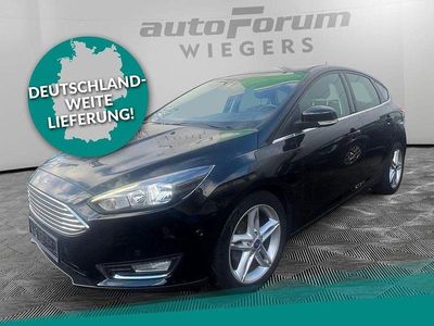 Schwarz Gebraucht 2017 Ford Focus Titanium Limousine | 11.381 € (Fairer Preis)