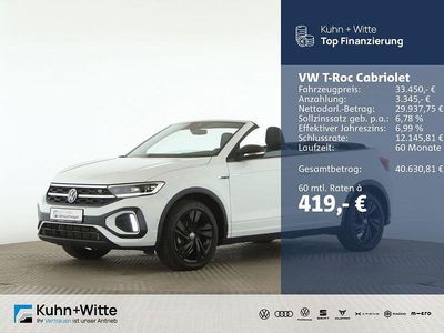 Usata VW T-Roc Cabriolet R-line 150 CV (110 kW) 2024 Bianco Cabrio
