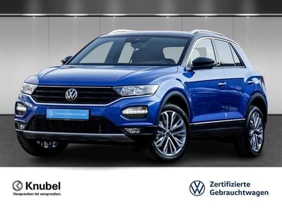 Gebraucht VW T-Roc Active 110 PS (80 kW) 2021 Blau SUV