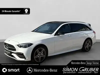 Używany Mercedes C300e AMG 204 KM (150 kW) 2024 Biały Sedan/Limuzyna