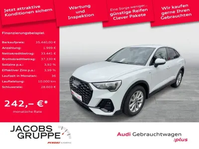 Gebraucht Audi Q3 Sportback S-Line 150 PS (110 kW) 2025 Gletscherweiß metallic SUV