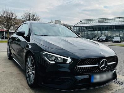 Brugt Mercedes CLA200 AMG line 163 HK (119 kW) 2021 Sort Sedan