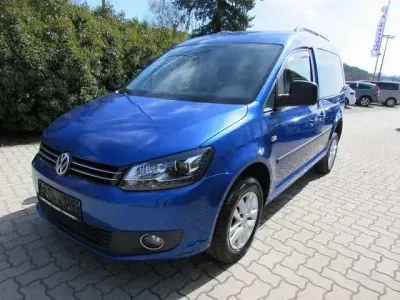 Second-hand VW Caddy Comfortline 110 CP (80 kW) 2014 Albastru Monovolum