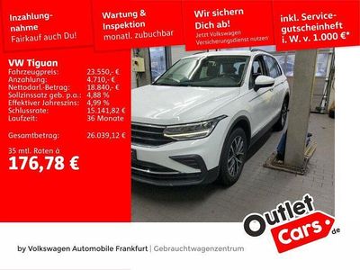 Gebraucht VW Tiguan Life 150 PS (110 kW) 2022 0q pure white SUV