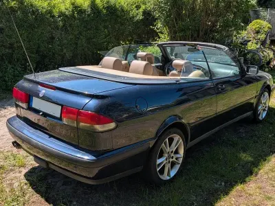Gebraucht Saab 9-3 Cabriolet 185 PS (136 kW) 1998 Blau Cabrio