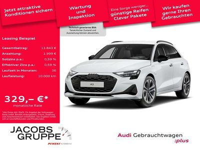 Gebraucht Audi A3 S-Line 204 PS (150 kW) 2025 Gletscherweiss Limousine