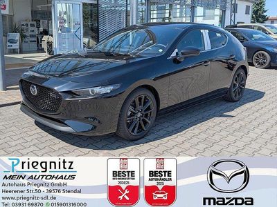 Neu Mazda 3 Nagisa 140 PS (102 kW) 2025 Schwarz Limousine