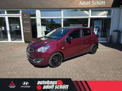Gebraucht Mitsubishi Space Star Active 80 PS (58 kW) 2019 Bordeauxrot/schwarz Kleinwagen