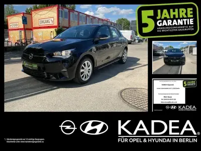 Gebraucht Opel Corsa Edition 107 PS (78 kW) 2023 Diamant schwarz/karbon schwarz (metallic) Kleinwagen