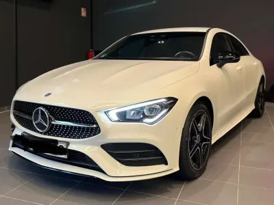 Gebraucht Mercedes CLA180 AMG line 136 PS (100 kW) 2021 Weiß Coupé