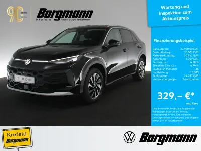 Neu VW T-Roc Style 150 PS (110 kW) 2026 Schwarz / grenadillschwarz SUV