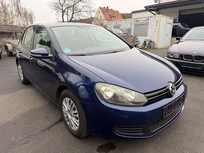 Gebraucht VW Golf VI Trendline 80 PS (58 kW) 2010 Blau Kleinwagen