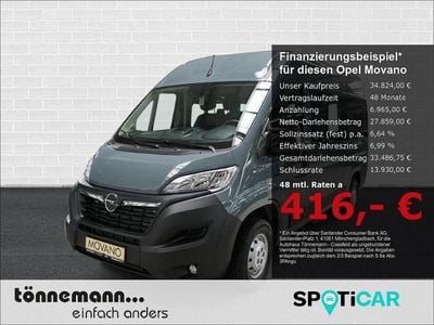 Grau Gebraucht 2024 Opel Movano Van | 34.824 € (Etwas zu teuer)