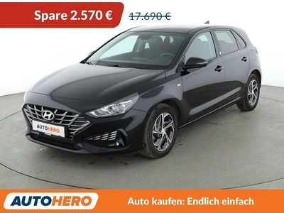 Gebraucht Hyundai i30 Intro Edition 159 PS (116 kW) 2021 Schwarz Limousine