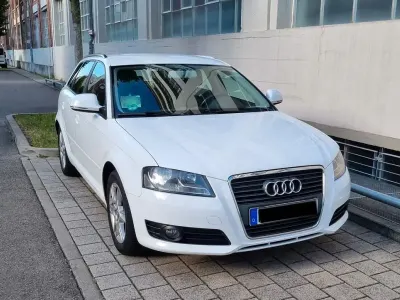 Gebraucht Audi A3 Ambition 125 PS (91 kW) 2009 Weiß Kleinwagen