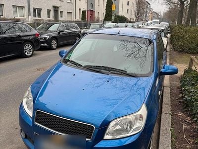 Gebraucht Chevrolet Aveo 2009 Blau Kleinwagen