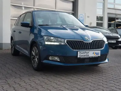 Gebraucht Skoda Fabia Clever 95 PS (69 kW) 2021 Blau Kleinwagen