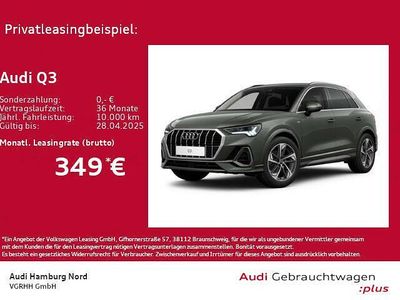 Gebraucht Audi Q3 S-Line 150 PS (110 kW) 2024 Z7 chronosgrau metallic SUV