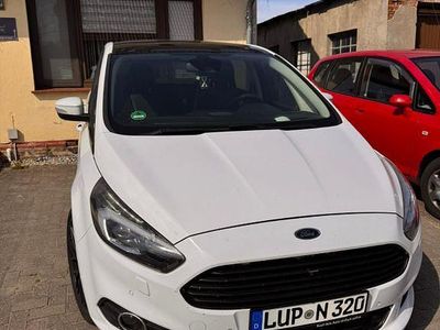 Gebraucht Ford S-MAX Titanium 179 PS (131 kW) 2016 Weiß Van / Kleinbus
