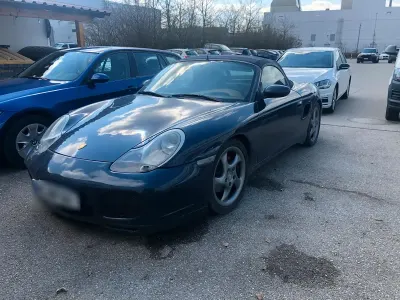 Gebraucht Porsche Boxster 220 PS (161 kW) 2000 Blau Cabrio