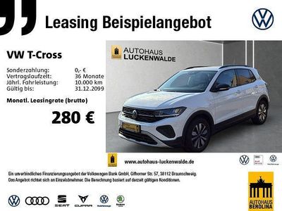 Weiß Gebraucht 2024 VW T-Cross Goal SUV | 22.888 € (Guter Preis)