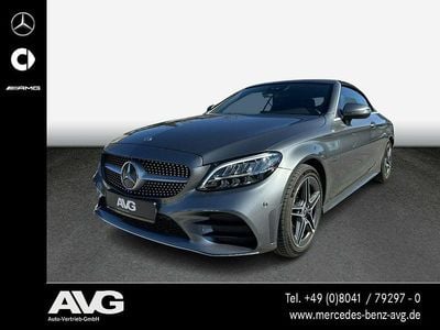 Usata Mercedes C180 AMG 156 CV (114 kW) 2020 Grigio Cabrio