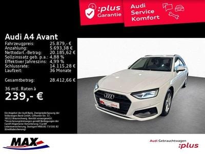 Gebraucht Audi A4 150 PS (110 kW) 2022 Ibisweiß Kombi