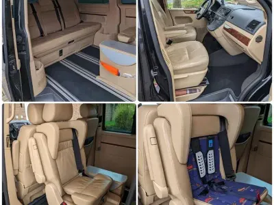 Brugt VW T5 Highline 174 HK (127 kW) 2007 Sort Van