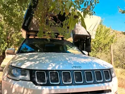Gebraucht Jeep Compass 170 PS (125 kW) 2018 Weiß SUV