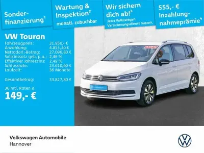Gebraucht VW Touran Comfortline 150 PS (110 kW) 2025 Weiß Van / Kleinbus