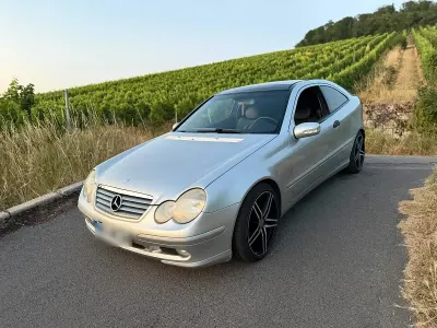 Gebraucht Mercedes C230 AMG line 197 PS (144 kW) 2002 Silber Coupé