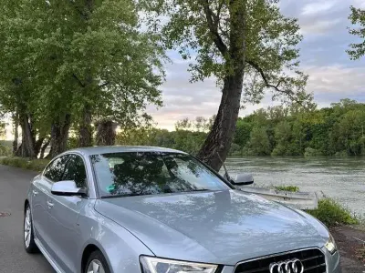 Gebraucht Audi A5 Sportback S-Line 190 PS (139 kW) 2014 Silber Kleinwagen