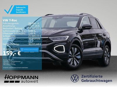 Second-hand VW T-Roc Life 150 CP (110 kW) 2025 Negru SUV