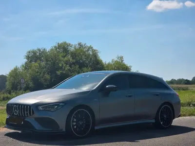 Gebraucht Mercedes CLA35 AMG Shooting Brake AMG 306 PS (225 kW) 2021 Grau Kombi